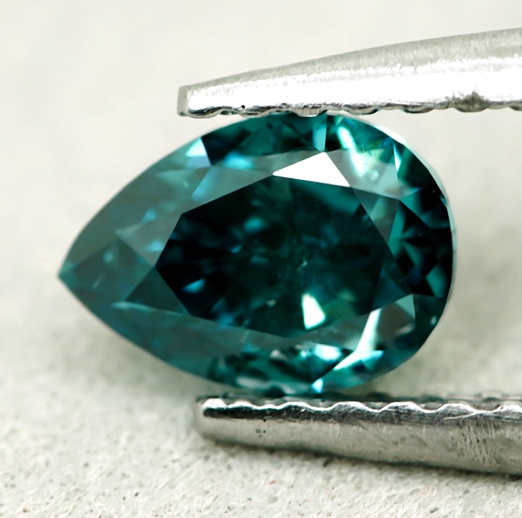 1 pcs Diamond (Colour-treated) - 0.60 ct - I1 - Gem Report Antwerp (GRA) #1.0