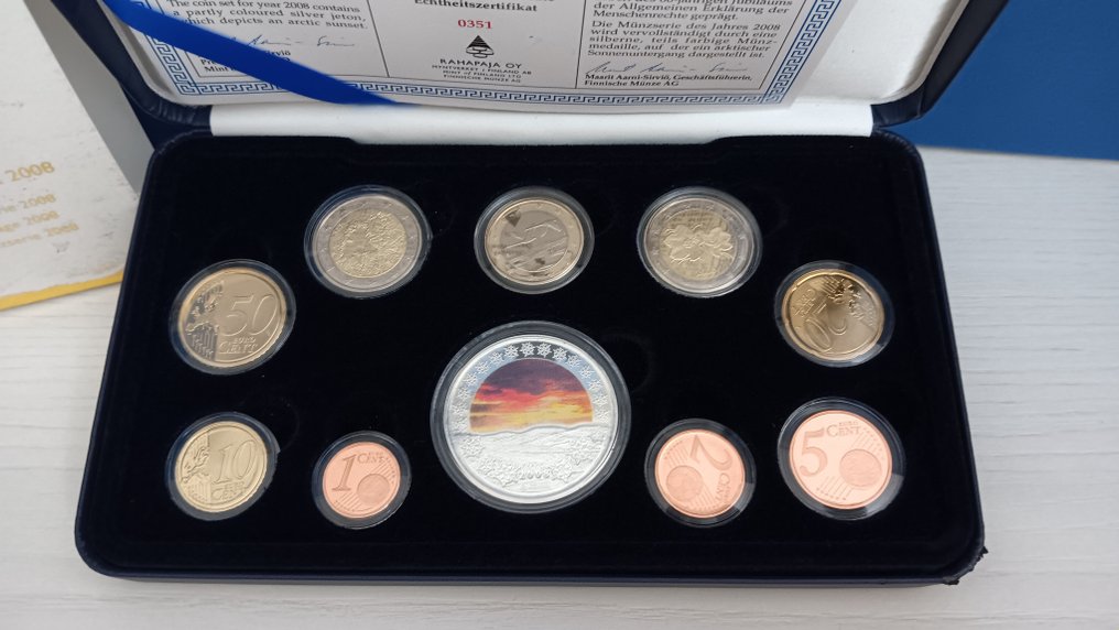Finlande. Proof Set 2008 (Sans prix de réserve) #1.0