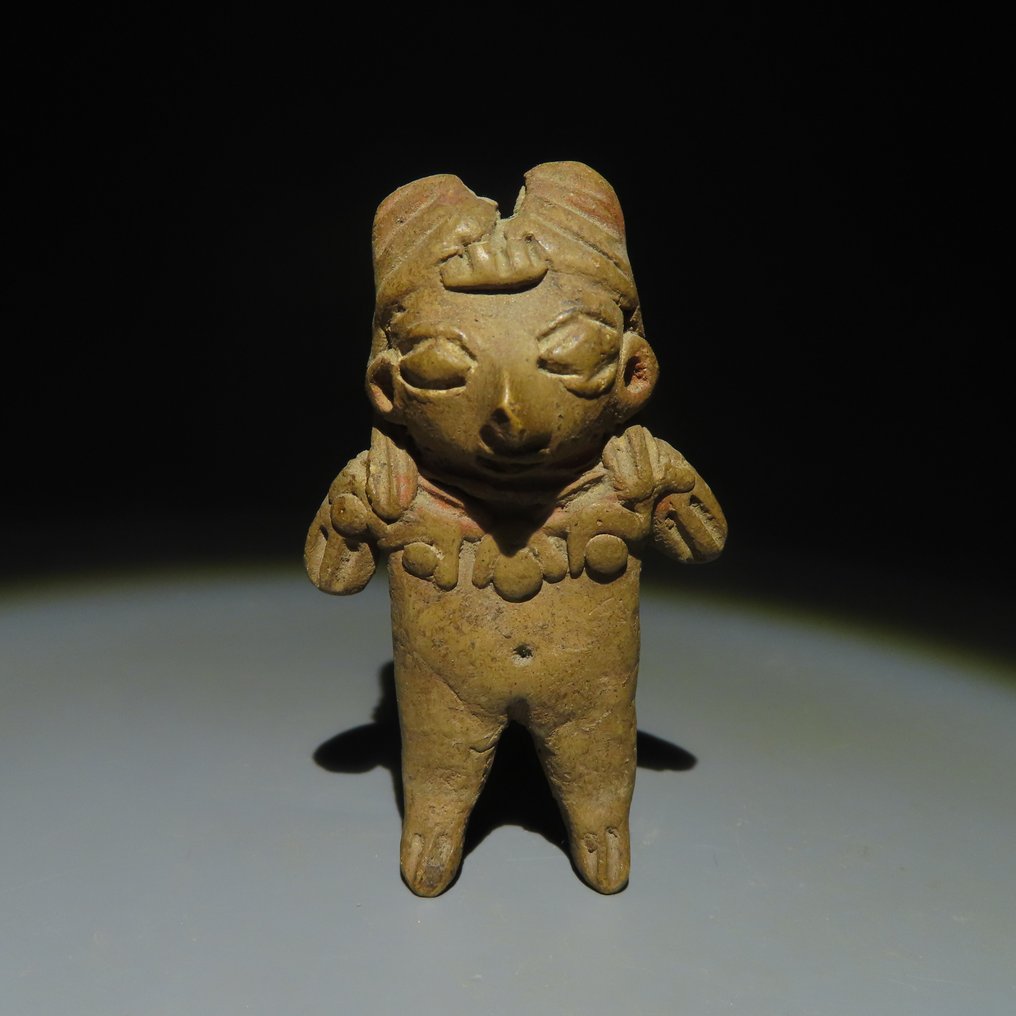 Chupícuaro，瓜纳华托，墨西哥 Terracotta 图，公元前400年至公元1000年，高6厘米，西班牙进口许可证。 #1.0