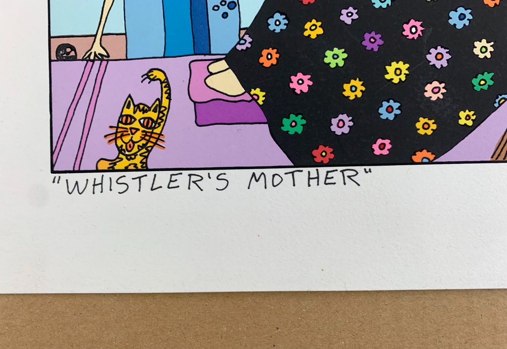 James Rizzi (1950-2011) - Whistler's Mother #4.3