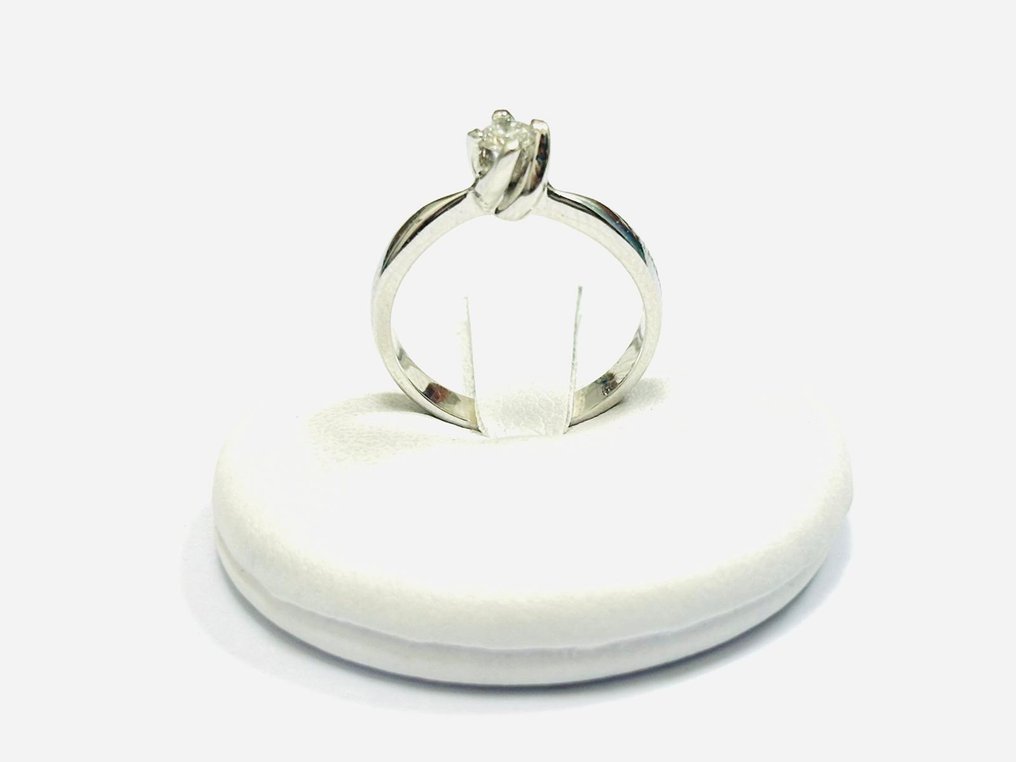 Chimento - Ring - 18 karat Hvitt gull -  0.25ct. tw. Diamant  (Naturlig) - Laget i Italia #3.1