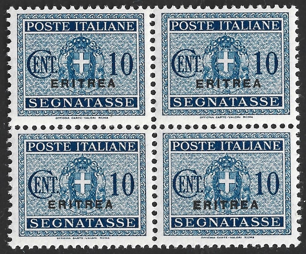 Italian Eritrea 1934 - Segnatasse MNH - Sassone 26-36 #2.1