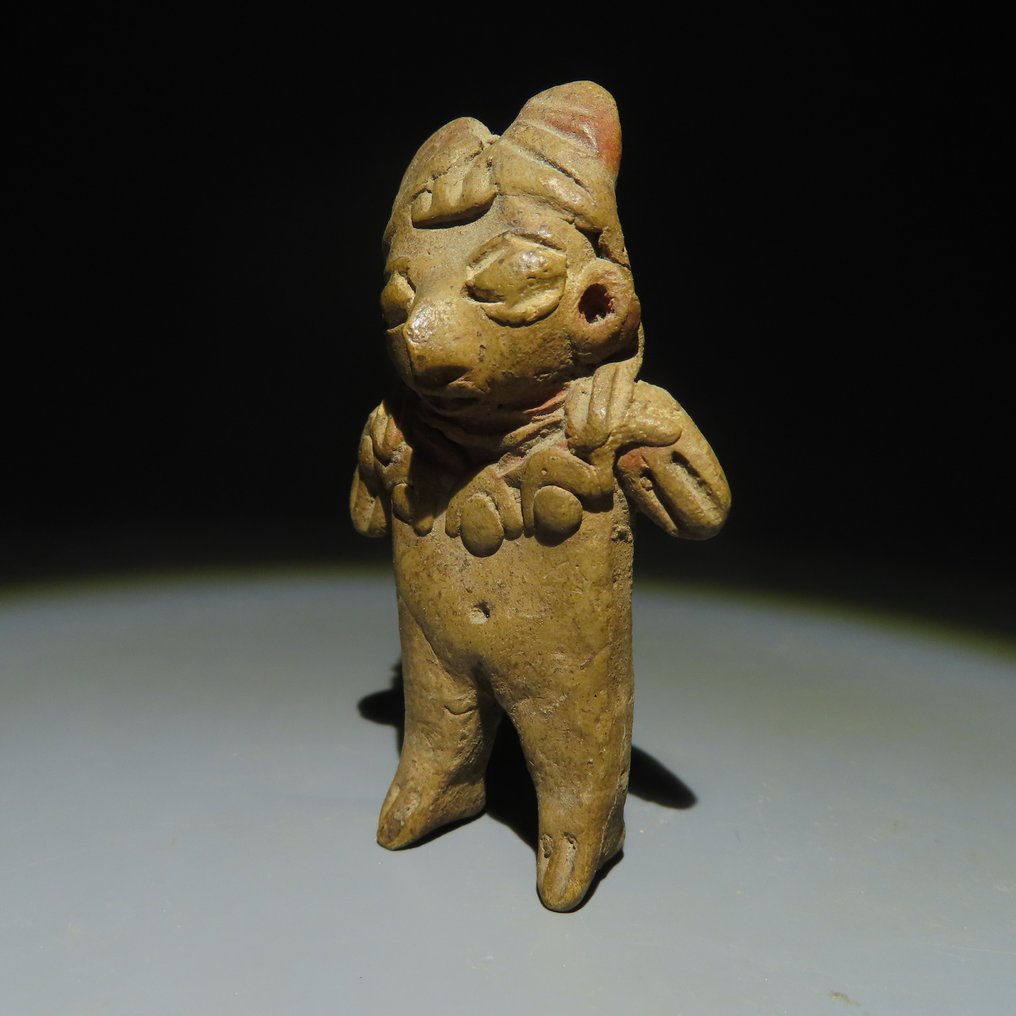 Chupícuaro，瓜纳华托，墨西哥 Terracotta 图，公元前400年至公元1000年，高6厘米，西班牙进口许可证。 #3.2