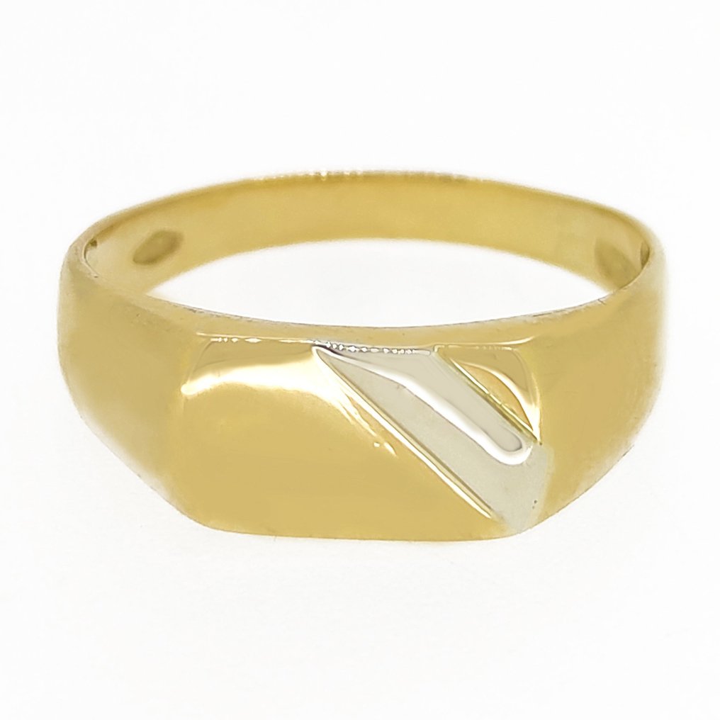 Ring - 18 kt. White gold, Yellow gold #1.1