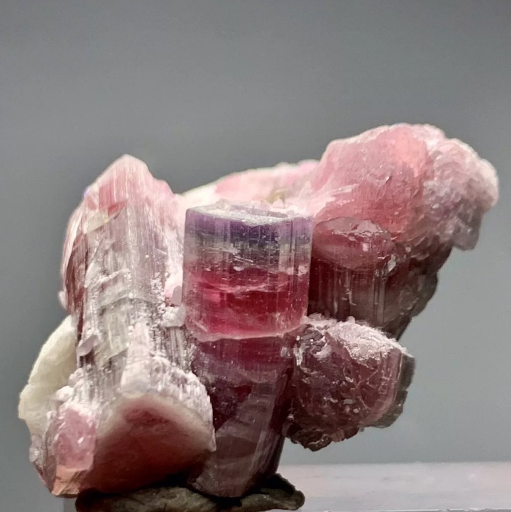 Turmalina Cristal sob matriz - Altura: 27 mm - Largura: 21 mm- 14.6 g - (1) #1.1