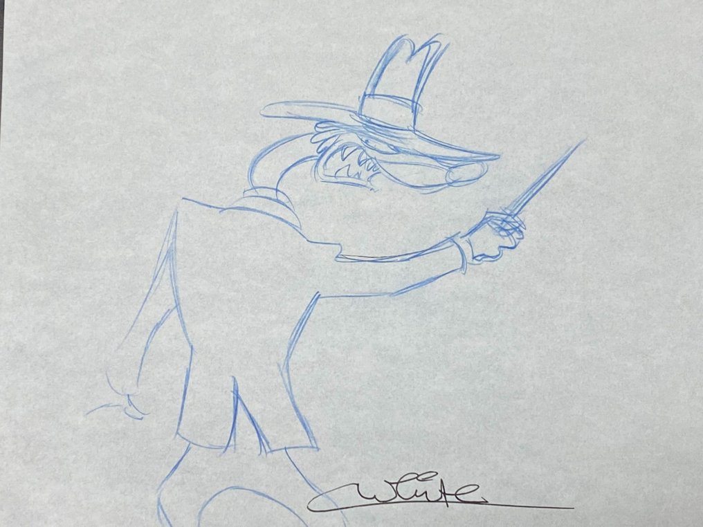 Who Framed Roger Rabbit (1988) - 1 A Smart Ass eredeti animációs rajza, animátor aláírásával #1.1