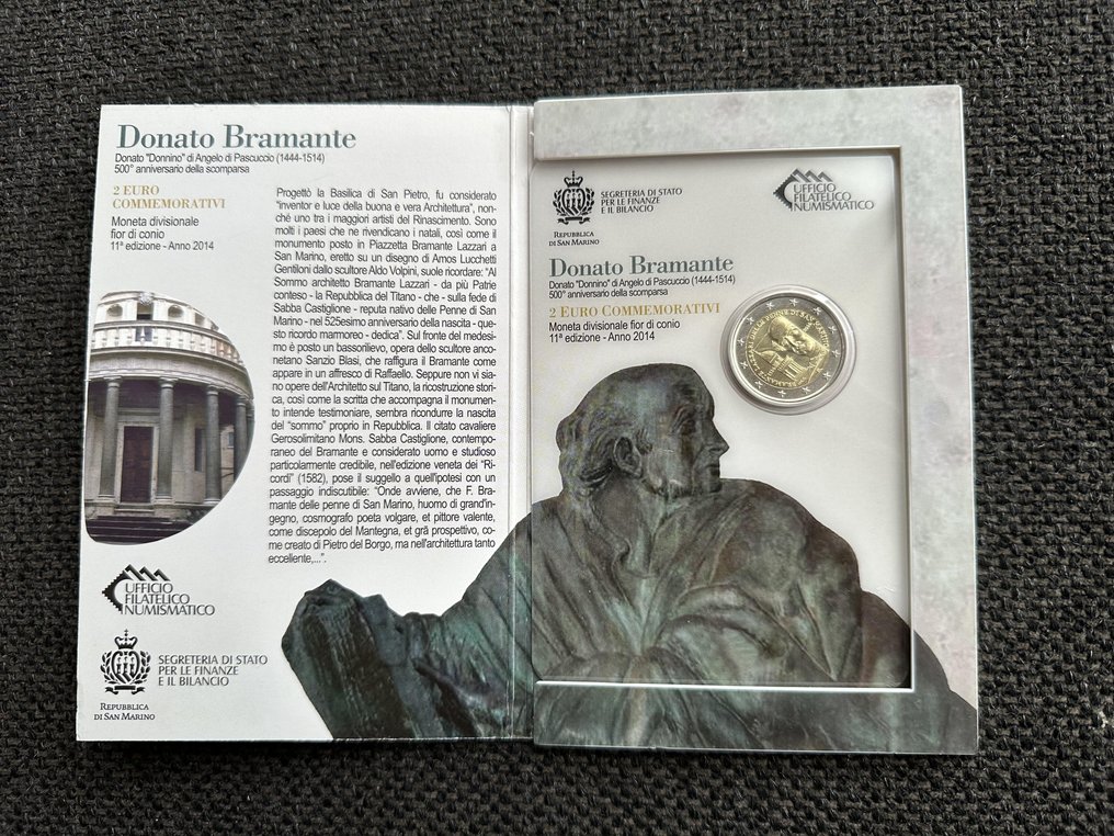 Σαν Μαρίνο. 2 Euro 2014/2015 (3 stuks)  (χωρίς τιμή ασφαλείας) #3.2