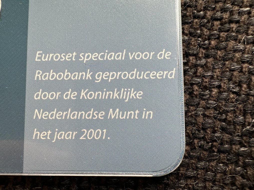 Nederland. Year Set (FDC) 2001 "Rabobank" in blister  (Zonder Minimumprijs) #2.3
