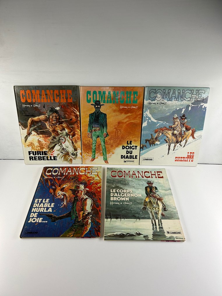 Comanche T6 à T10 - 5x C - 5 Albums - First edition - 1976/1983 #1.1