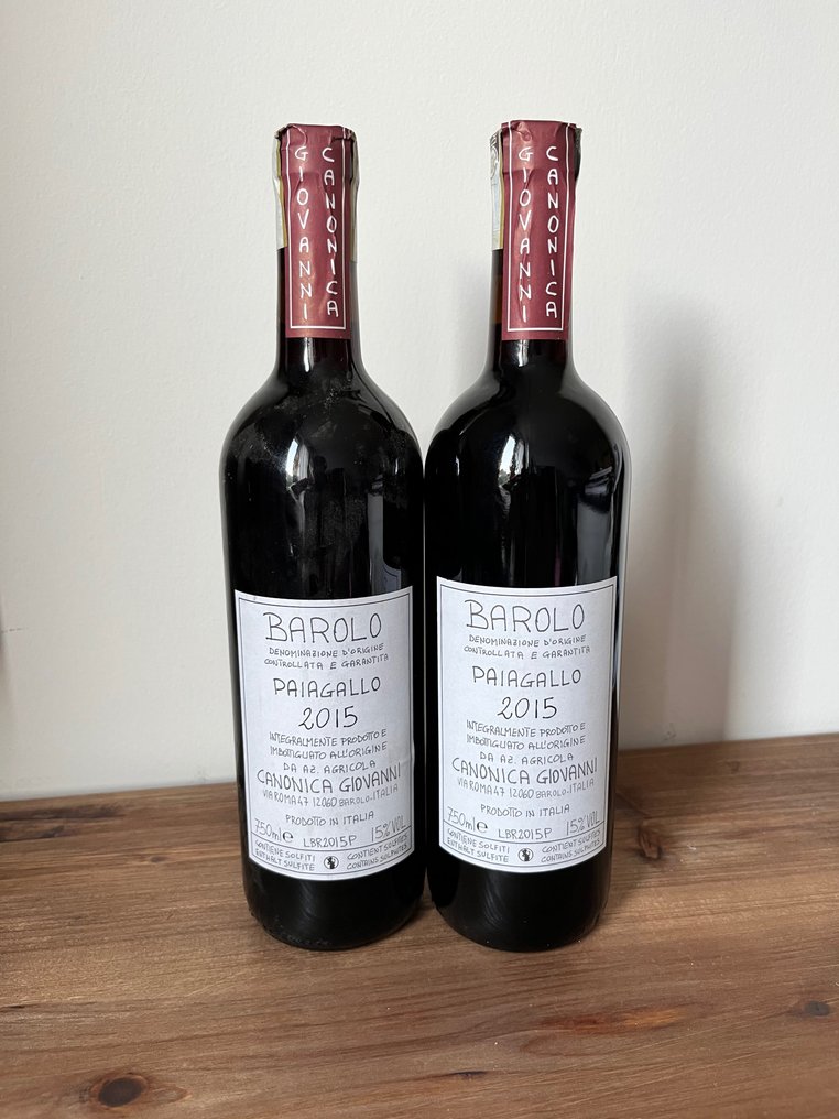 2015 Giovanni Canonica, Paiagallo - Μπαρόλο DOCG - 2 Bottles (0.75L) #1.1