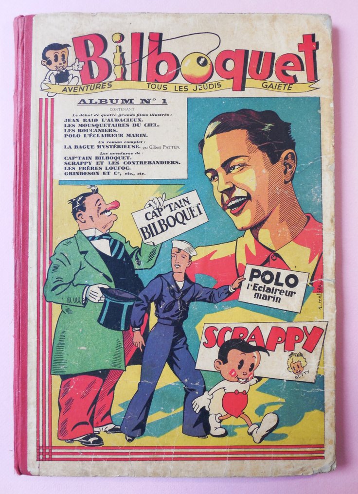 Bilboquet - Recueil N°1 - 1 Album - 第一版 - 1938 #1.0