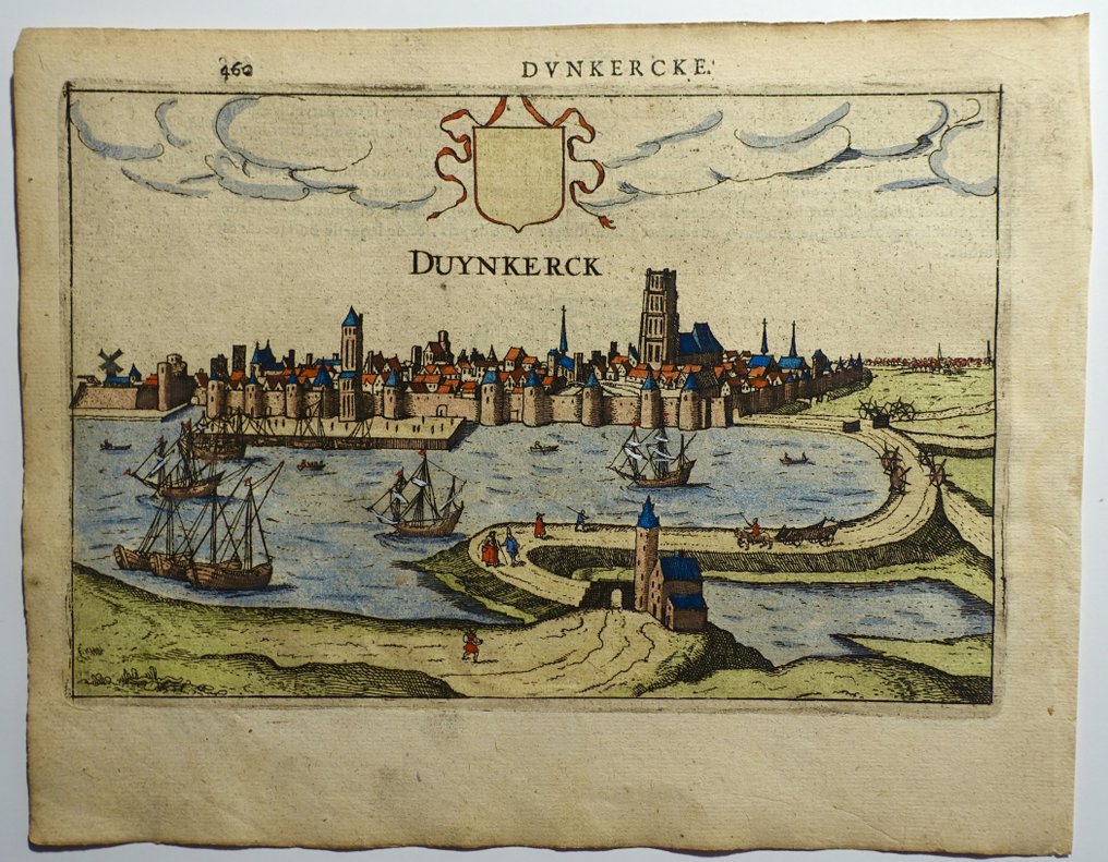 Eurooppa - Ranska / Dunkerque; J Jansz. / L Guicciardini - Duynkerck - 1613 #2.1