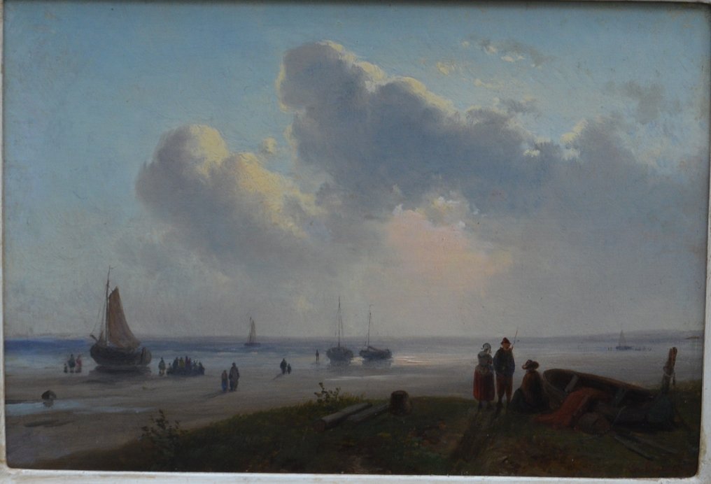Charles Henri Joseph Leickert (1816-1907) - Strandgezicht #2.1