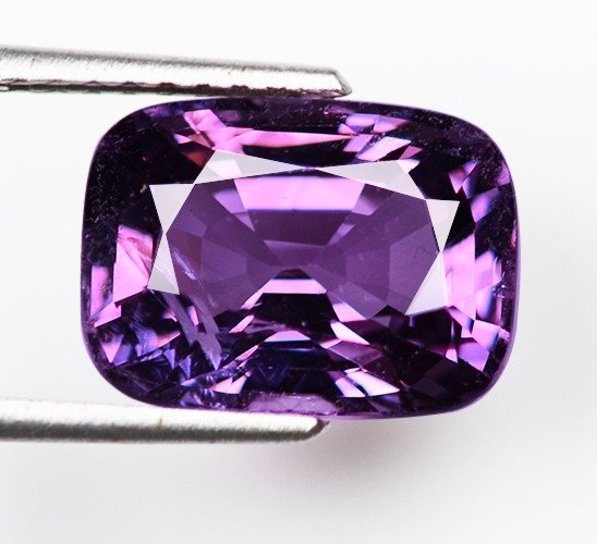 紫色 尖晶石  - 7.17 ct - 莲花宝石实验室 #1.0