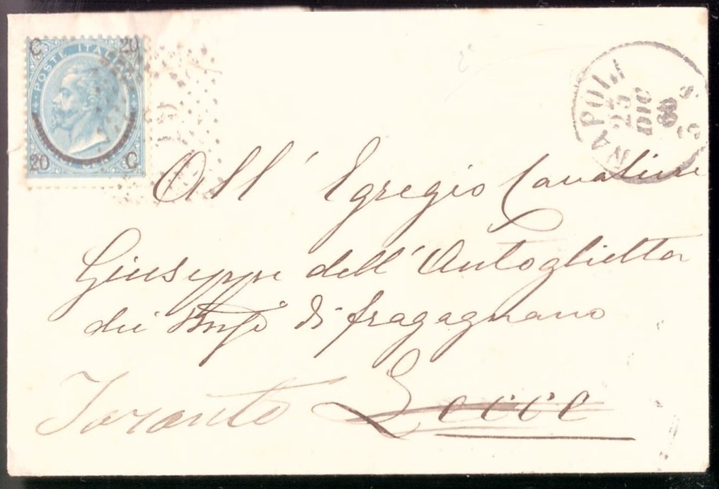 郵戳 - 马蹄铁 - 義大利王國- 1865 #4.3