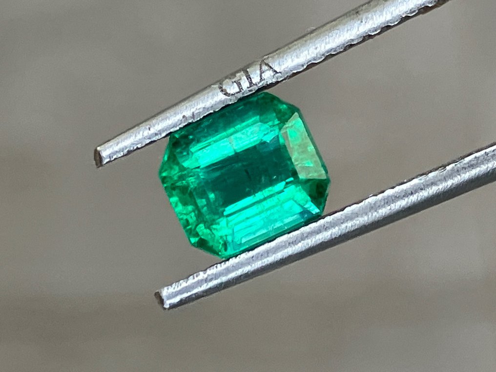 1 pcs Green Emerald - 1.00 ct - Gemological Institute of America (GIA) #1.0