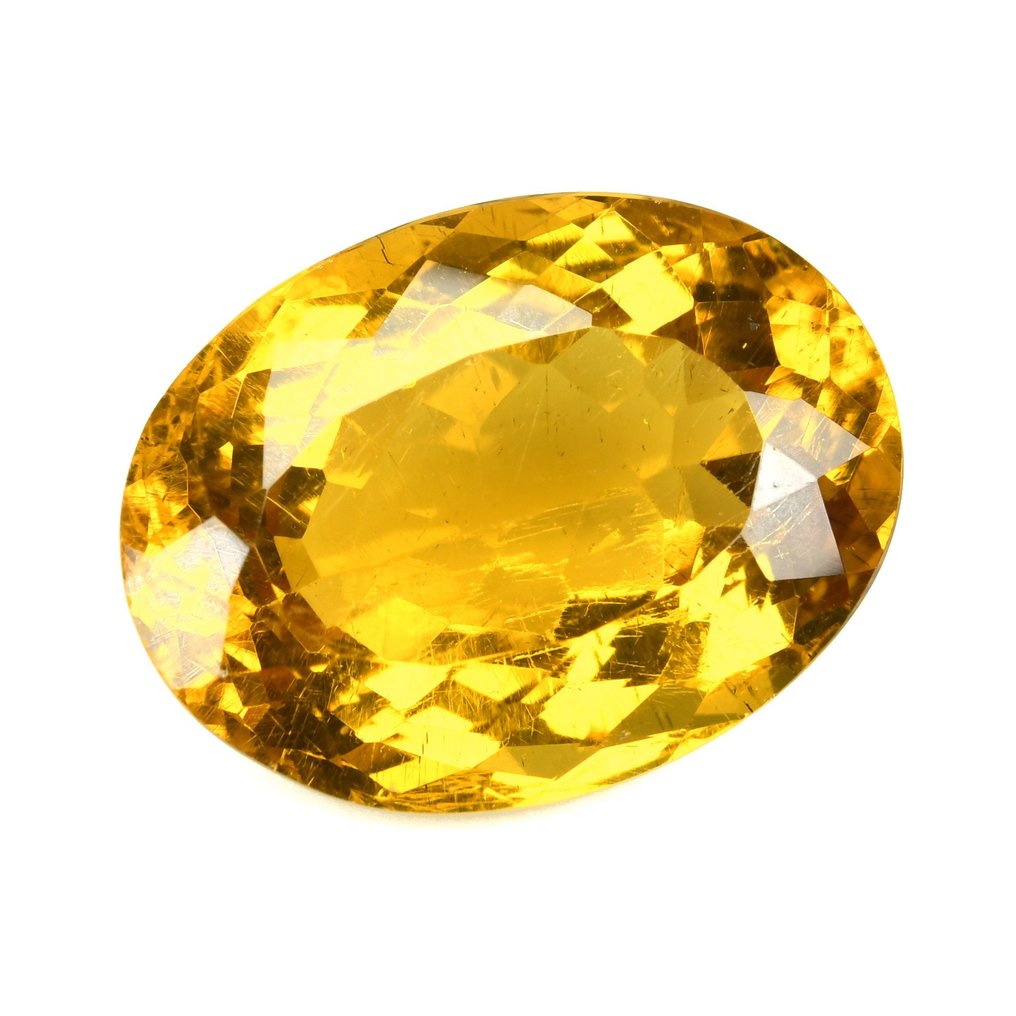 Żółty Apatyt  - 23.81 ct - International Gemological Institute (IGI) #2.1