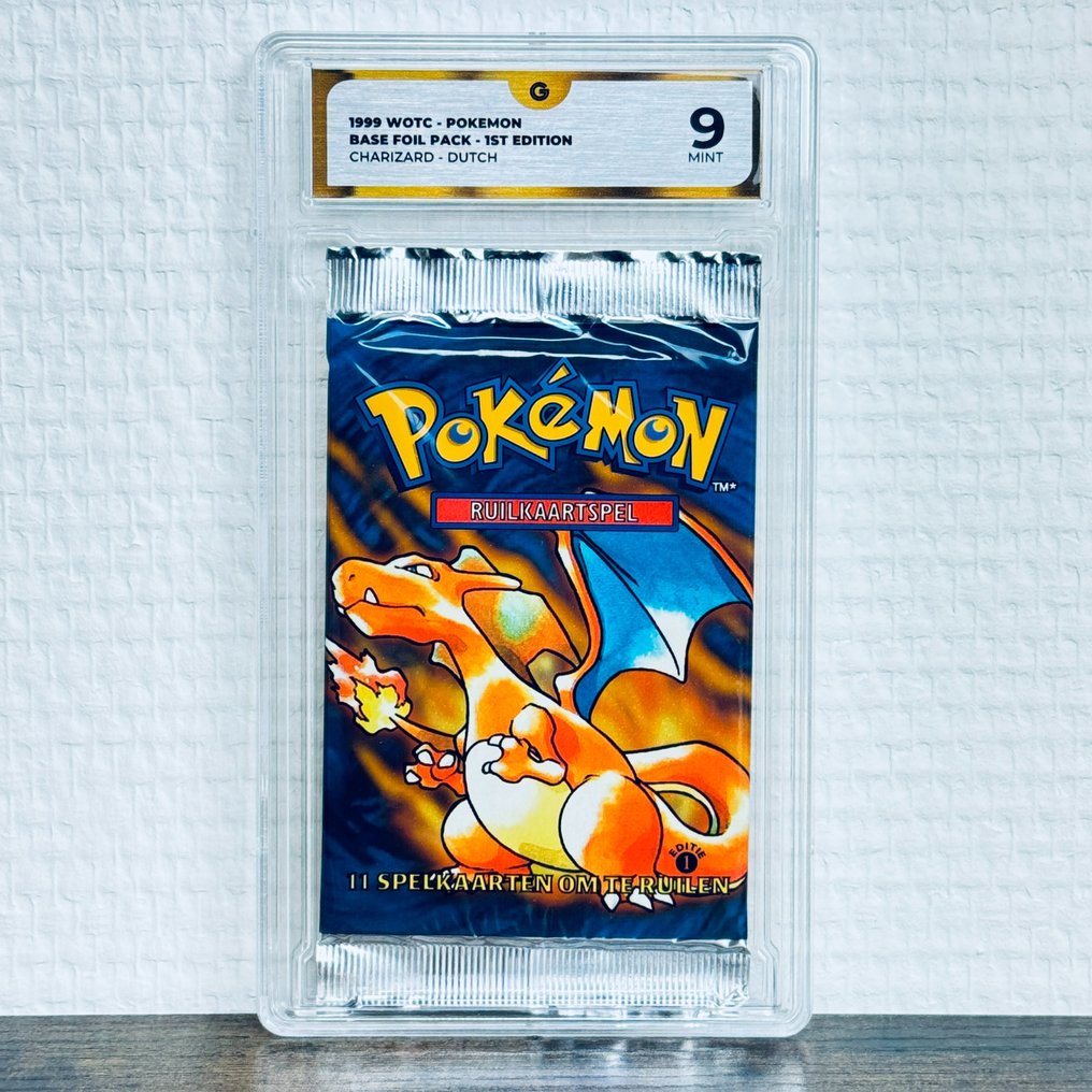 Pokémon Booster pack 1st Edition Base Set Charizard Art GG 9 Catawiki
