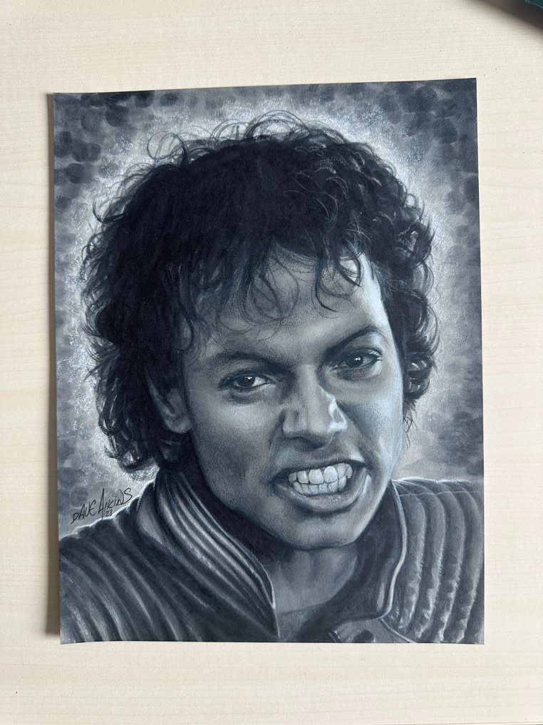 Dave Aikins - 1 Original drawing - Portraits - Michael Jackson - 2023 #1.0