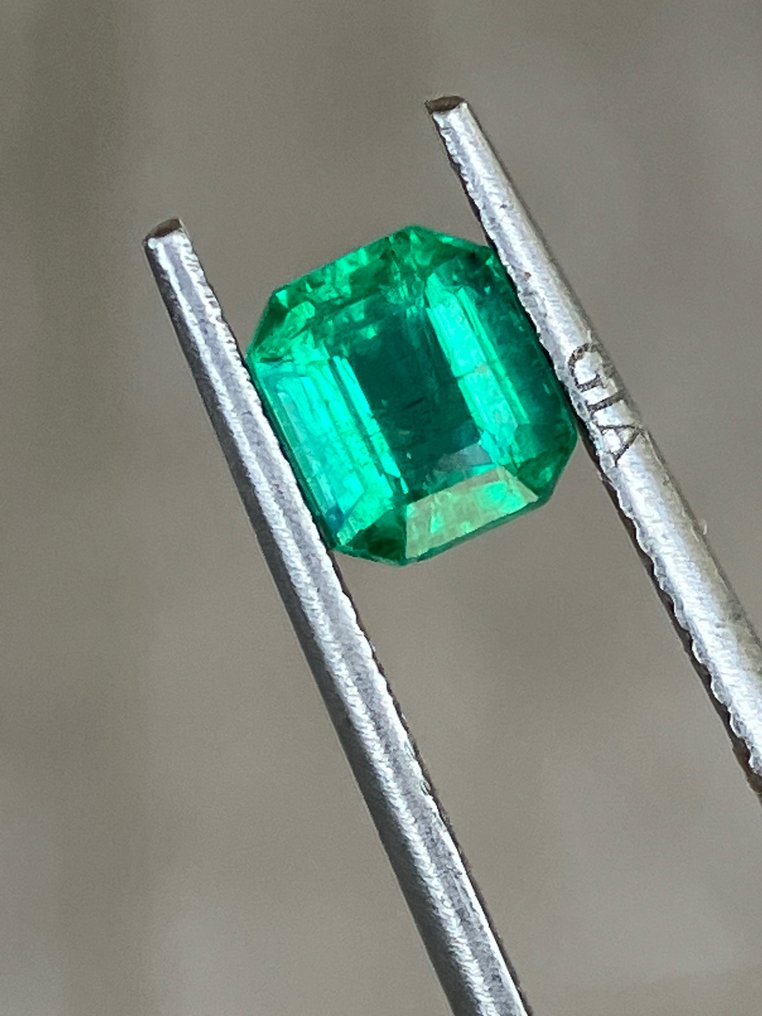 1 pcs Green Emerald - 1.00 ct - Gemological Institute of America (GIA) #2.1