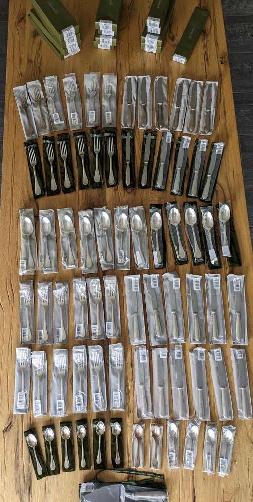 Christofle - Cutlery for 12 (73) - .925 silver - Perles #1.1