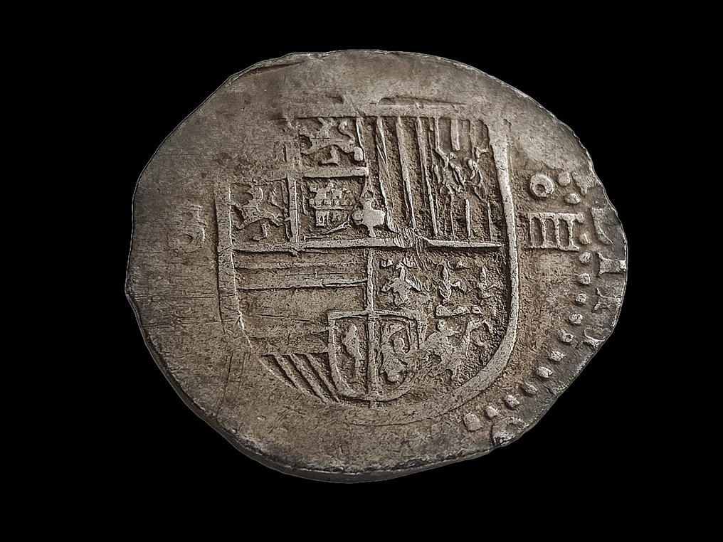 Espagne. Felipe II (1556-1598). 4 Reales Sevilla #1.1