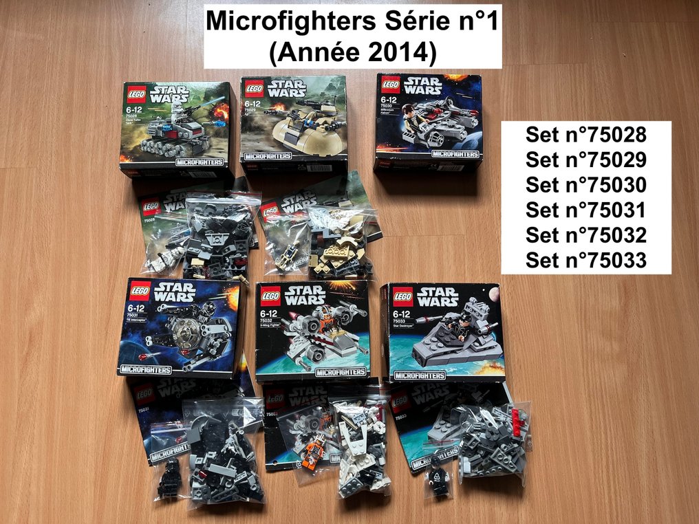 Lego - Série complète des Sets Lego Star Wars Microfighters de 2014 à 2023 #2.1