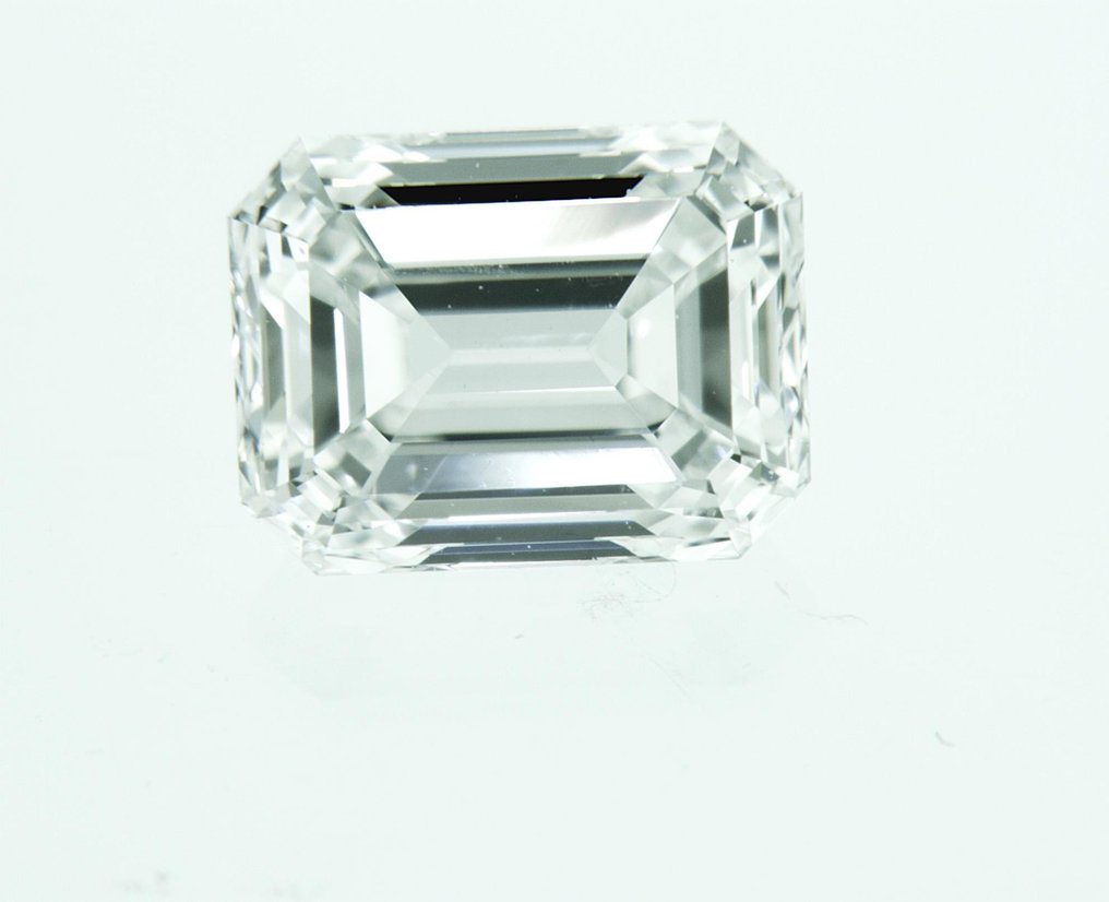 1 pcs Diamond  (Natural)  - 1.01 ct - Emerald - E - VVS1 - Gemological Institute of America (GIA) #1.1