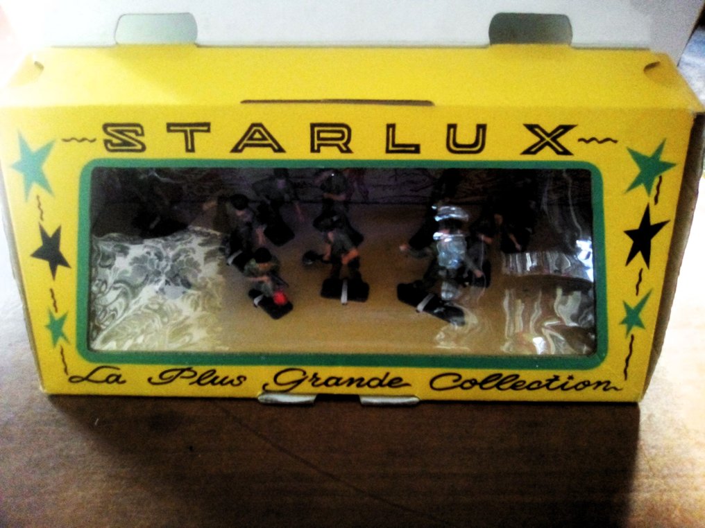 Starlux - Toy soldier Boite Starlux Combattants en plastique A. M. Para. Série N - 1970-1980 - France #2.1