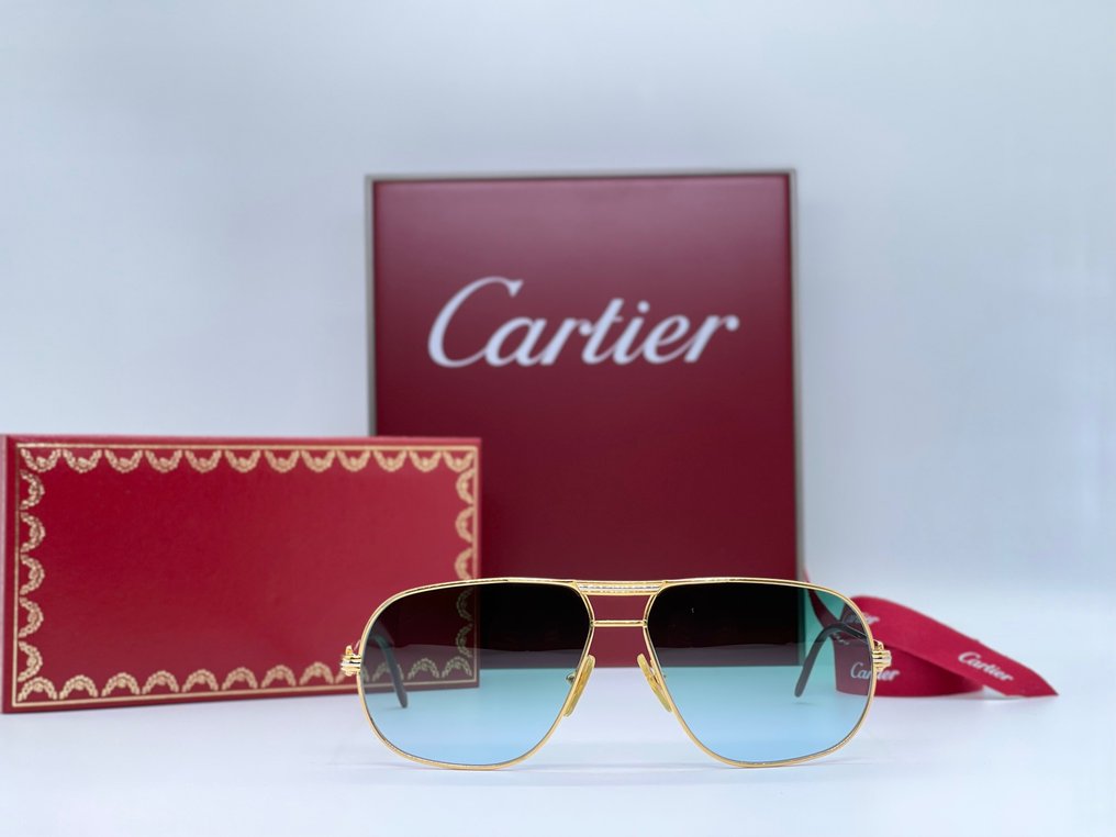 Cartier - Tank Vintage Gold Planted 24k - Sunglasses #2.1