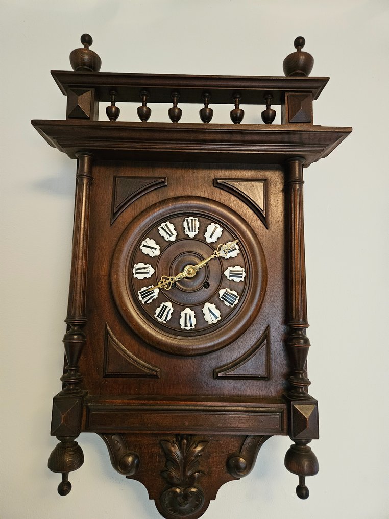 Orologio da parete -  Antico Legno - 1930-1940 #1.1