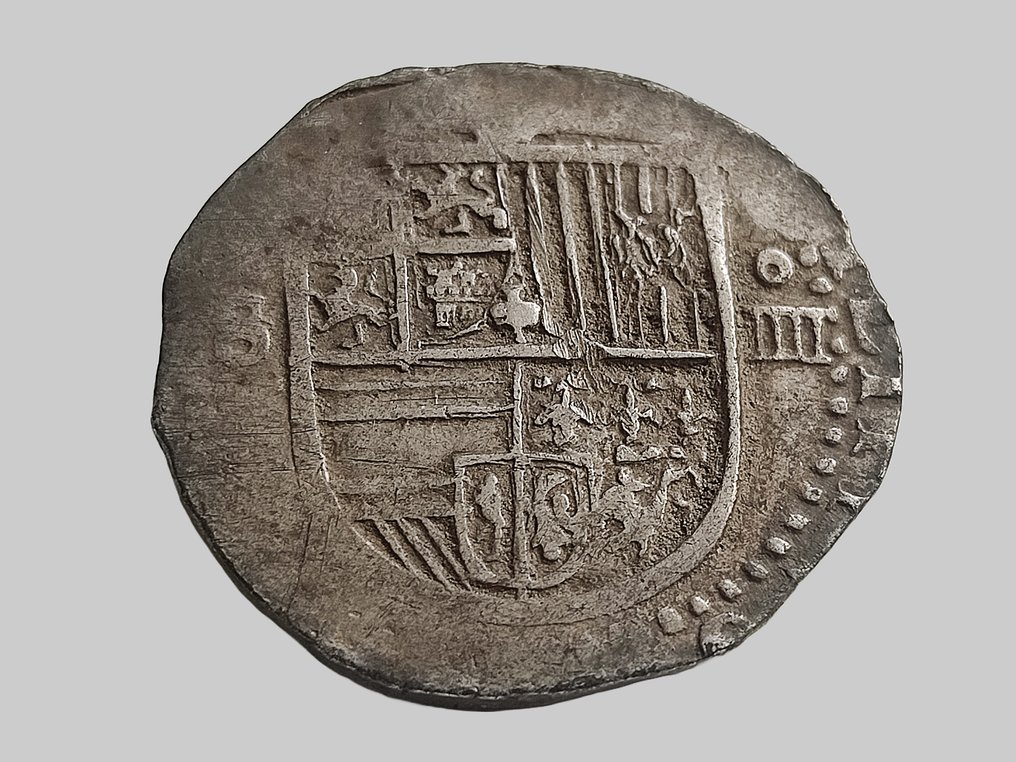 Spagna. Felipe II (1556-1598). 4 Reales Sevilla #3.1