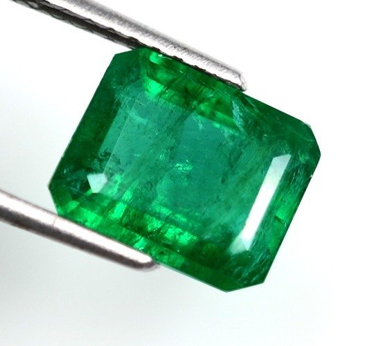Green Emerald  - 3.23 ct - GRS (Gem Research Swiss Lab) #1.1