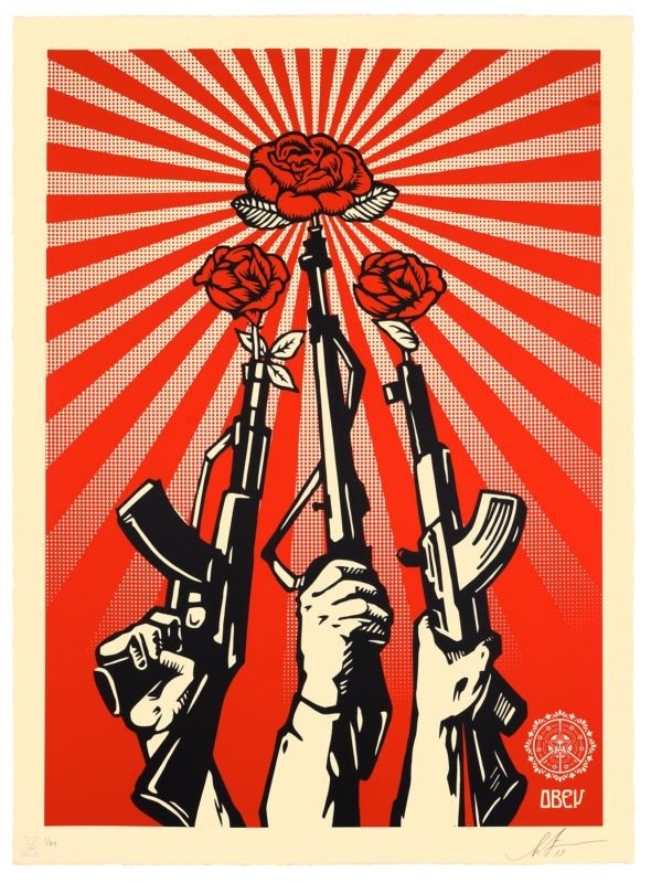 Shepard Fairey (OBEY) (1970) - Guns and Roses #1.1