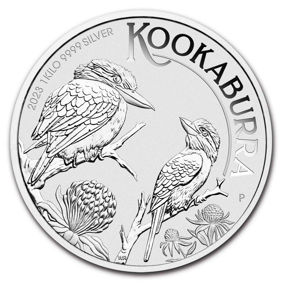 Αυστραλία. 2023 1 Kilo $30 AUD Australian Silver Kookaburra Coin BU (In Capsule) #1.0