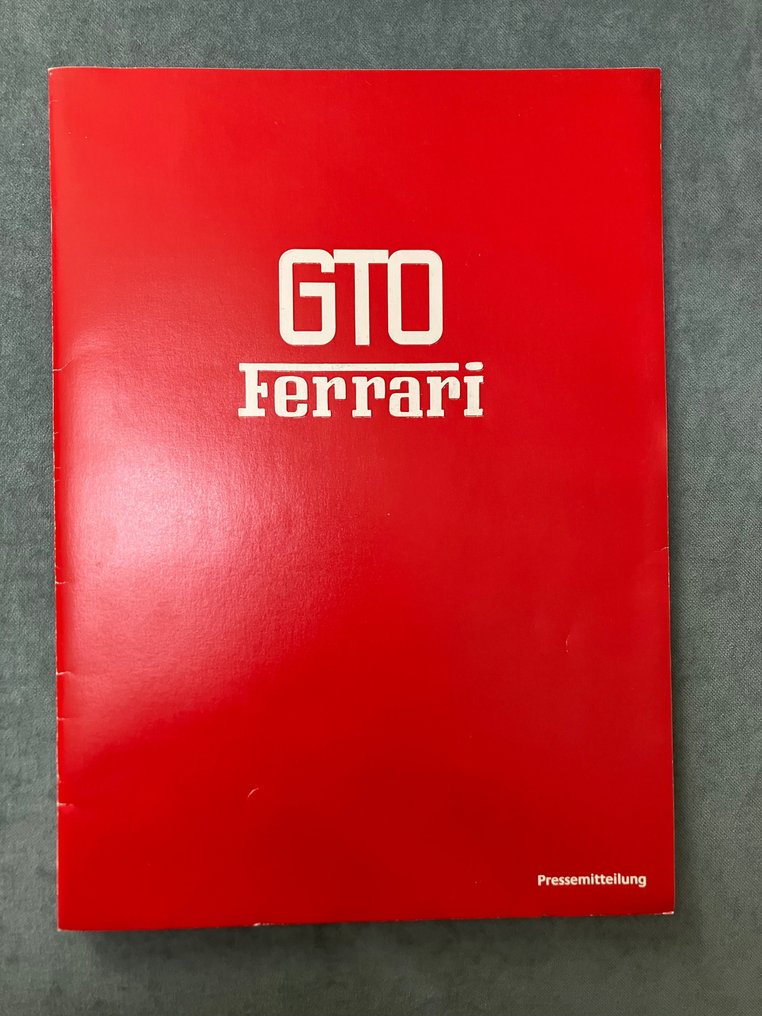 Brochure - Ferrari - Cartella Stampa Ferrari 288 GTO (305/84) con allegato Zincrox (306/84) #2.1