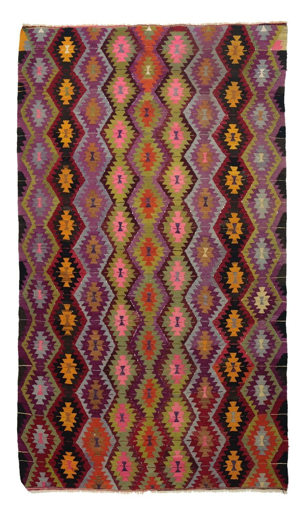 Usak - 凯利姆平织地毯 - 275 cm - 165 cm #1.1