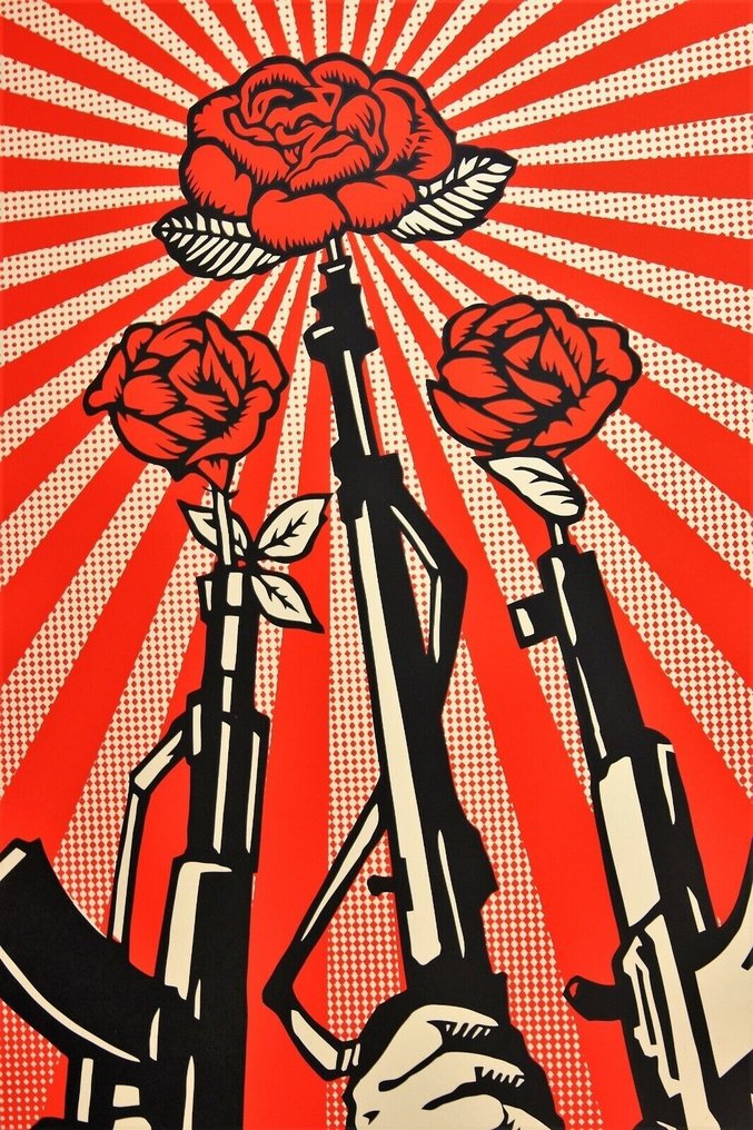 Shepard Fairey (OBEY) (1970) - Guns and Roses #2.1