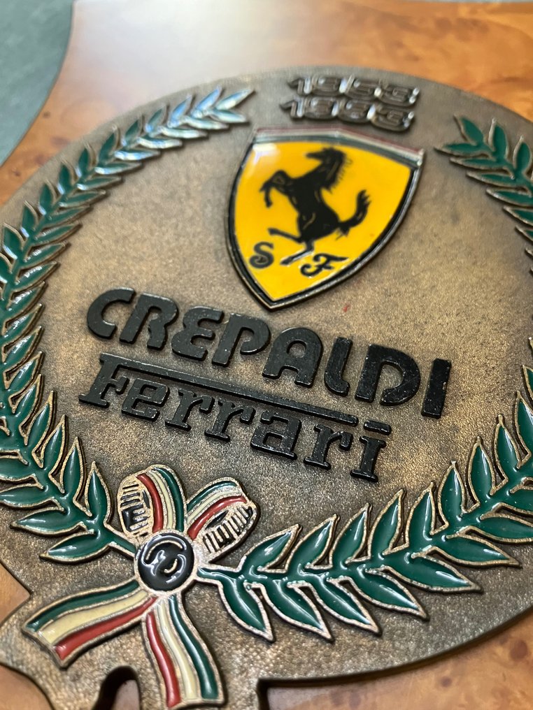 Emblem - Ferrari - Crest celebrativo dei 40 anni di attività della concessionaria Ferrari Crepaldi, Milano - 1993 #2.1