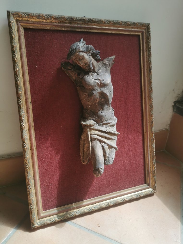 Skulptur, Cristo Antico Cartapesta - 26 cm - Papir-maché #1.1