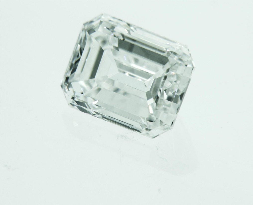 1 pcs Diamant  (Natural)  - 1.01 ct - Smaragd - E - VVS1 - Gemological Institute of America (GIA) #2.2