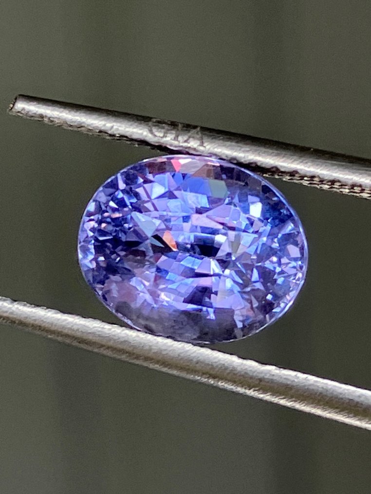 1 pcs  紫羅蘭色 藍寶石  - 3.48 ct #3.2