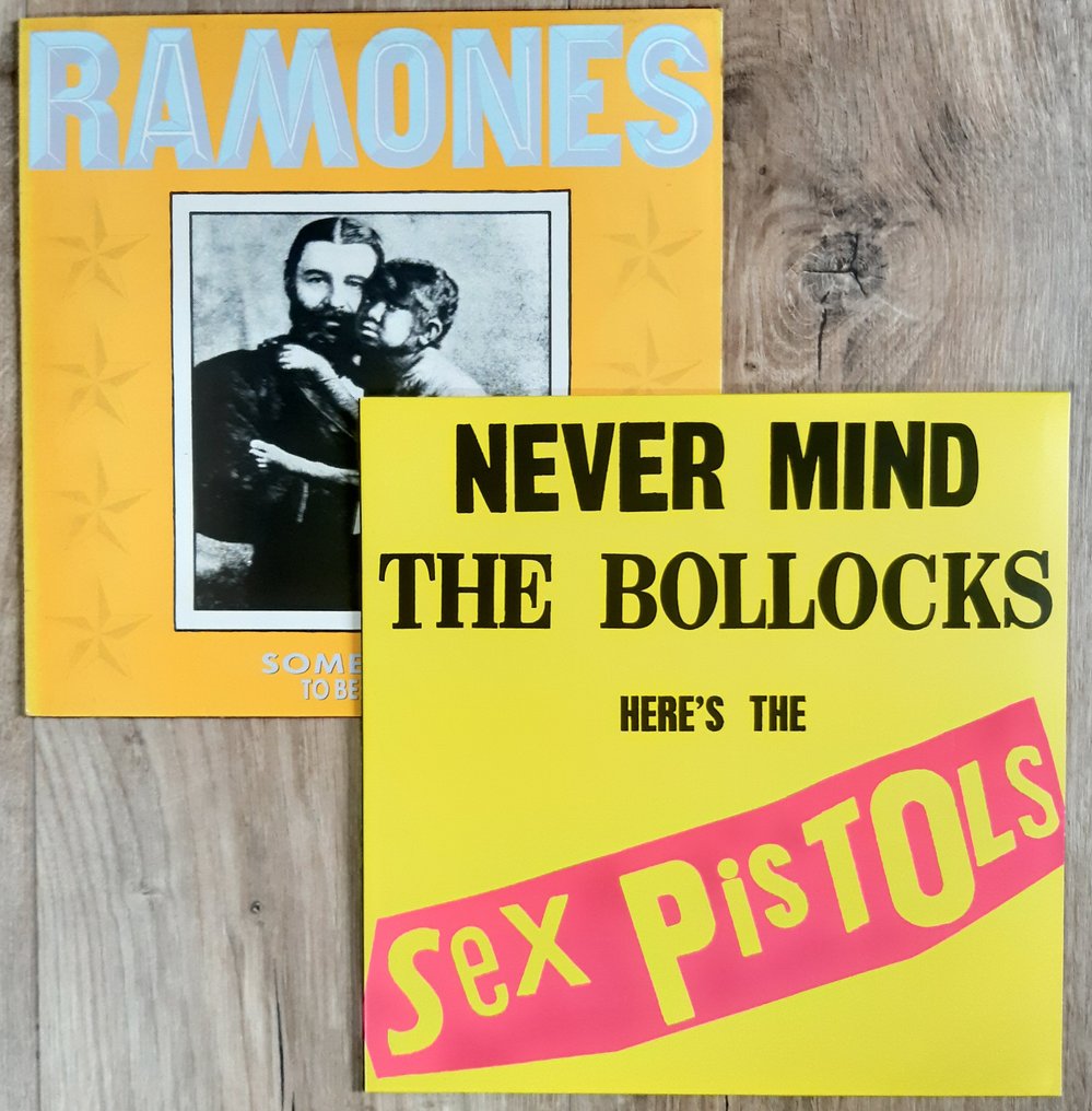 Ramones, Sex Pistols - Something To Believe In / Never Mind The Bollocks Here's The Sex Pistols - 多個標題 - LP - 1986 #1.1