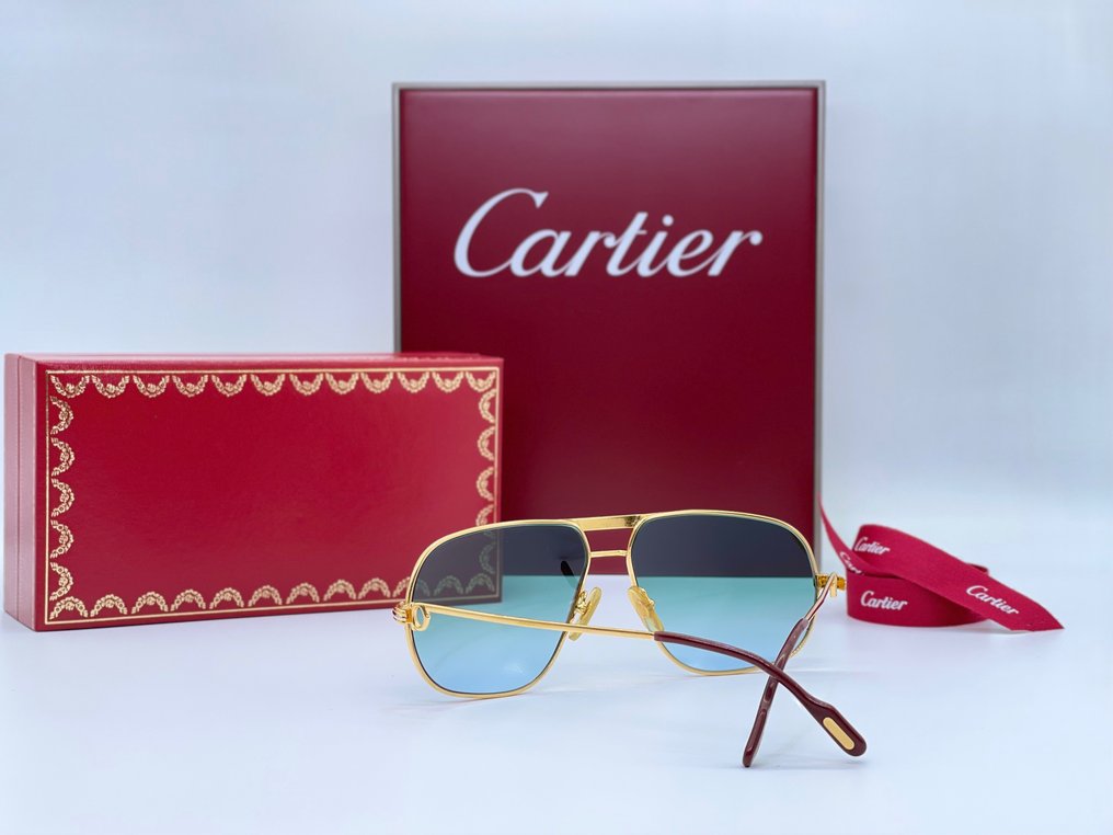 Cartier - Tank Vintage Gold Planted 24k - Sunglasses #3.1