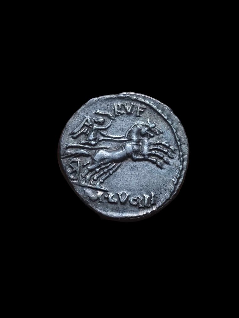 Römische Republik. M. Lucilius Rufus, 101 v.u.Z.. Denarius Rome #1.2