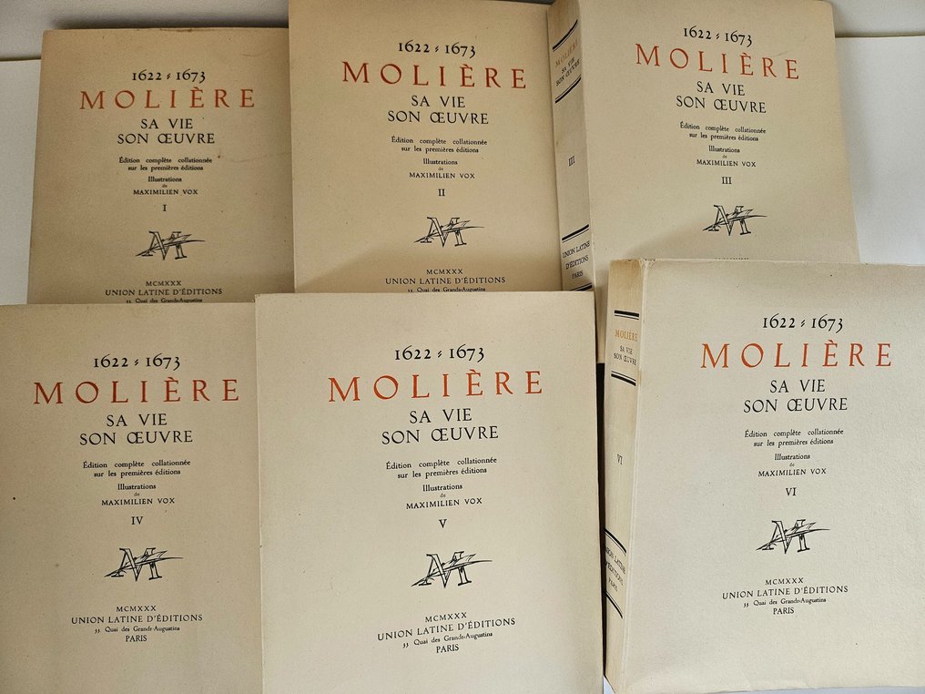 Maximilien Vox - Moliere, sa vie, son oeuvre - 1930 #3.2