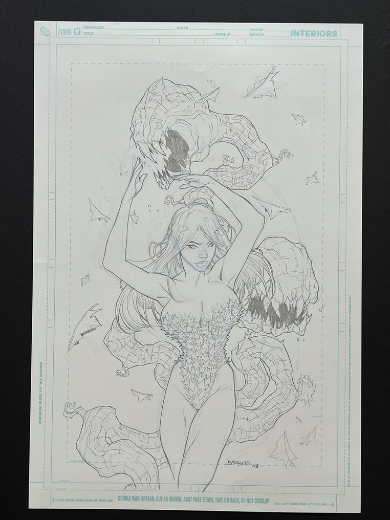 Carlo Barberi - 1 Original drawing - Poison Ivy - Great Commission - 2008 #1.1