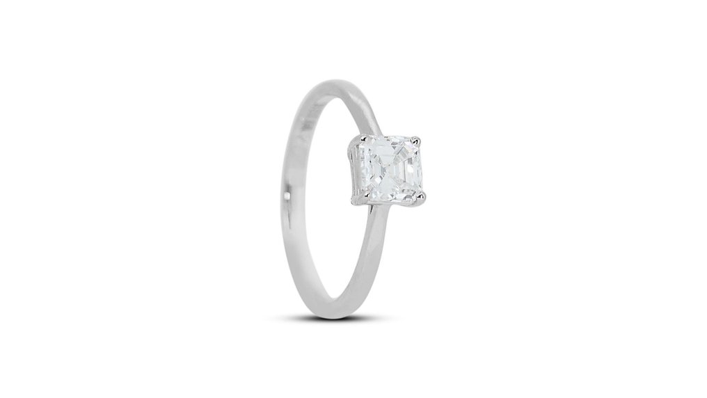 - 1.00 Total Carat Weight - - Anillo - 18 quilates Oro blanco -  1.00ct. tw. Diamante  (Natural) #2.1