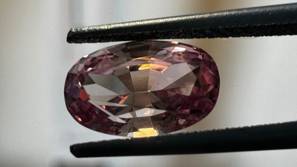 1 pcs  橙色, 粉色 蓝宝石  - 1.54 ct - 荷兰宝石鉴定所（NEL） #1.0