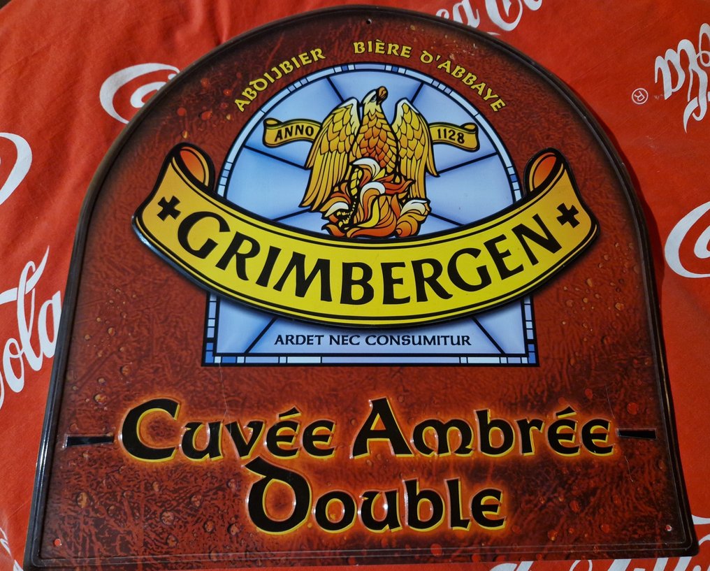 Θεματική συλλογή - Διαφημιστική πινακίδα μπύρας: Grimbergen #1.1